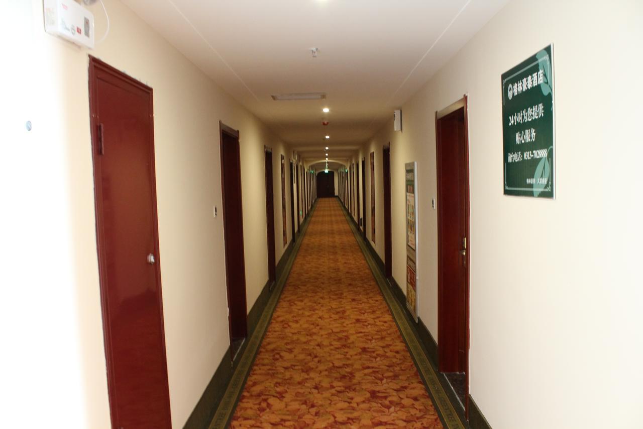 Greentree Inn Shanghai Pudong Airport Huaxia East Road Railway Station Shell Hotel Bagian luar foto